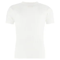 Maison Margiela Katoenen T-Shirt met Knit-Heren Shirts
