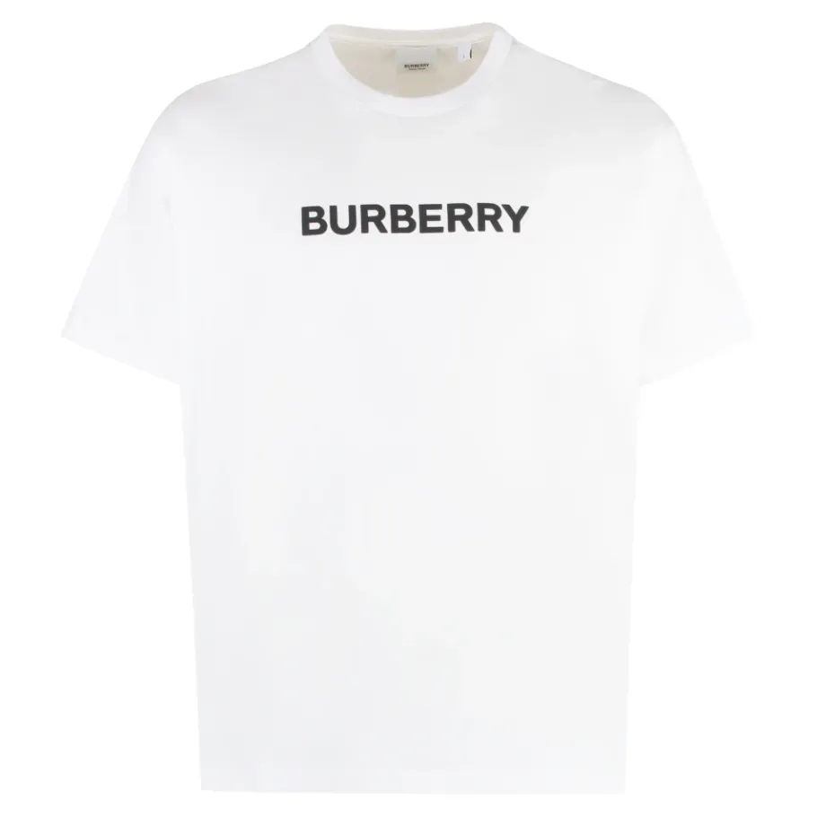 Burberry Katoenen T-shirt met ronde hals-Heren Shirts