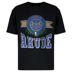 Rhude Katoenen T-shirt met ronde hals-Heren Shirts