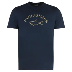 Paul & Shark Katoenen T-shirt met ronde hals-Heren Shirts