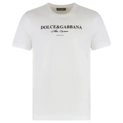 Dolce & Gabbana Katoenen T-shirt met ronde hals-Heren Shirts
