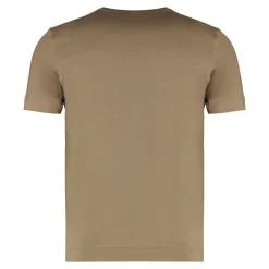 Zegna Katoenen T-shirt met ronde hals-Heren Shirts
