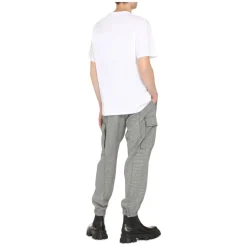 Burberry Katoenen T-shirt met ronde hals-Heren Shirts