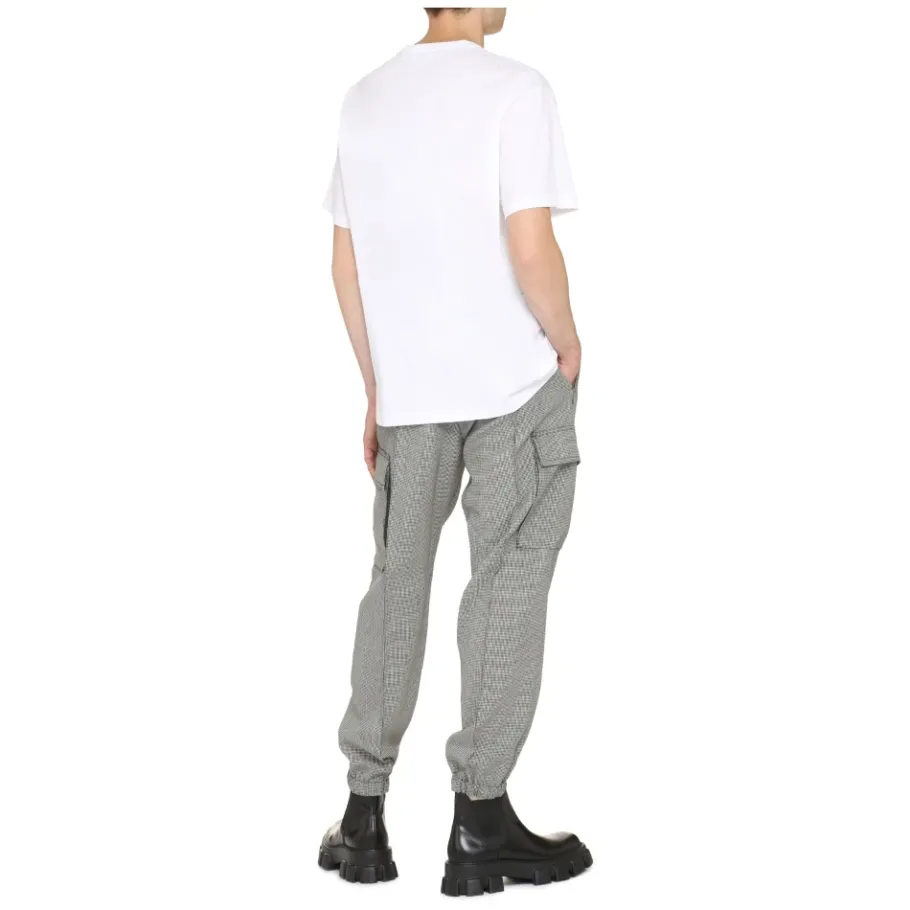 Burberry Katoenen T-shirt met ronde hals-Heren Shirts