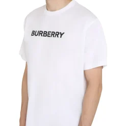 Burberry Katoenen T-shirt met ronde hals-Heren Shirts