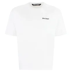 Palm Angels Katoenen T-shirt met ronde hals-Heren Shirts