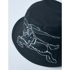 Burberry Katoenen Twill Logo Emmerhoed-Heren Hoeden