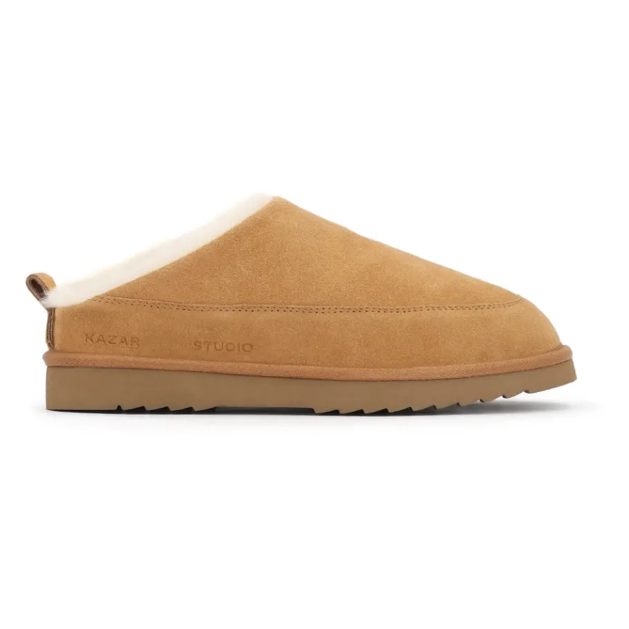 Kazar Studio Lichte slippers met schapenwol-Heren Pantoffels