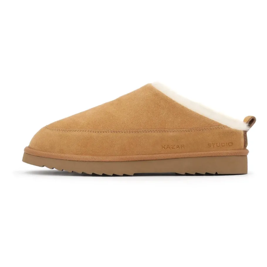 Kazar Studio Lichte slippers met schapenwol-Heren Pantoffels