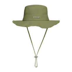Jacquemus Khaki Artisjok Bucket Hat-Heren Hoeden