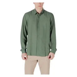 Antony Morato Klassiek Button-Up Shirt met Lange Mouwen-Heren Overhemden