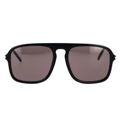 Saint Laurent Klassieke Aviator zonnebril met iconische details-Heren Zonnebrillen