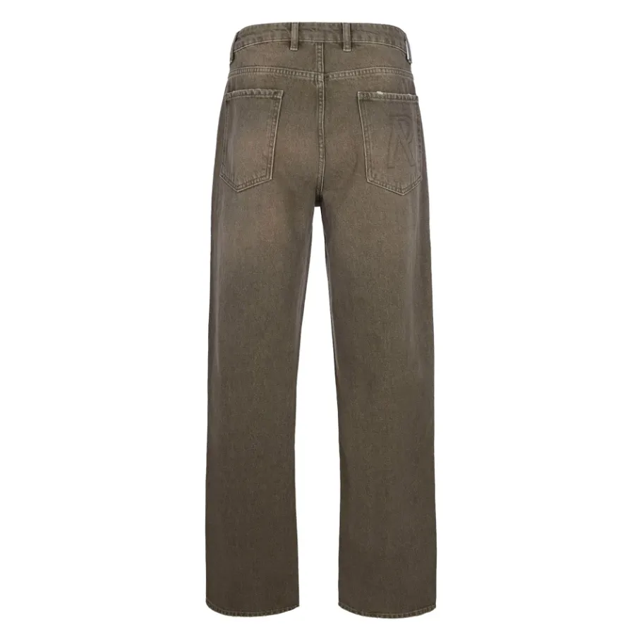 REPRESENT Klassieke Denim Jeans met Logo Borduursel-Heren Jeans