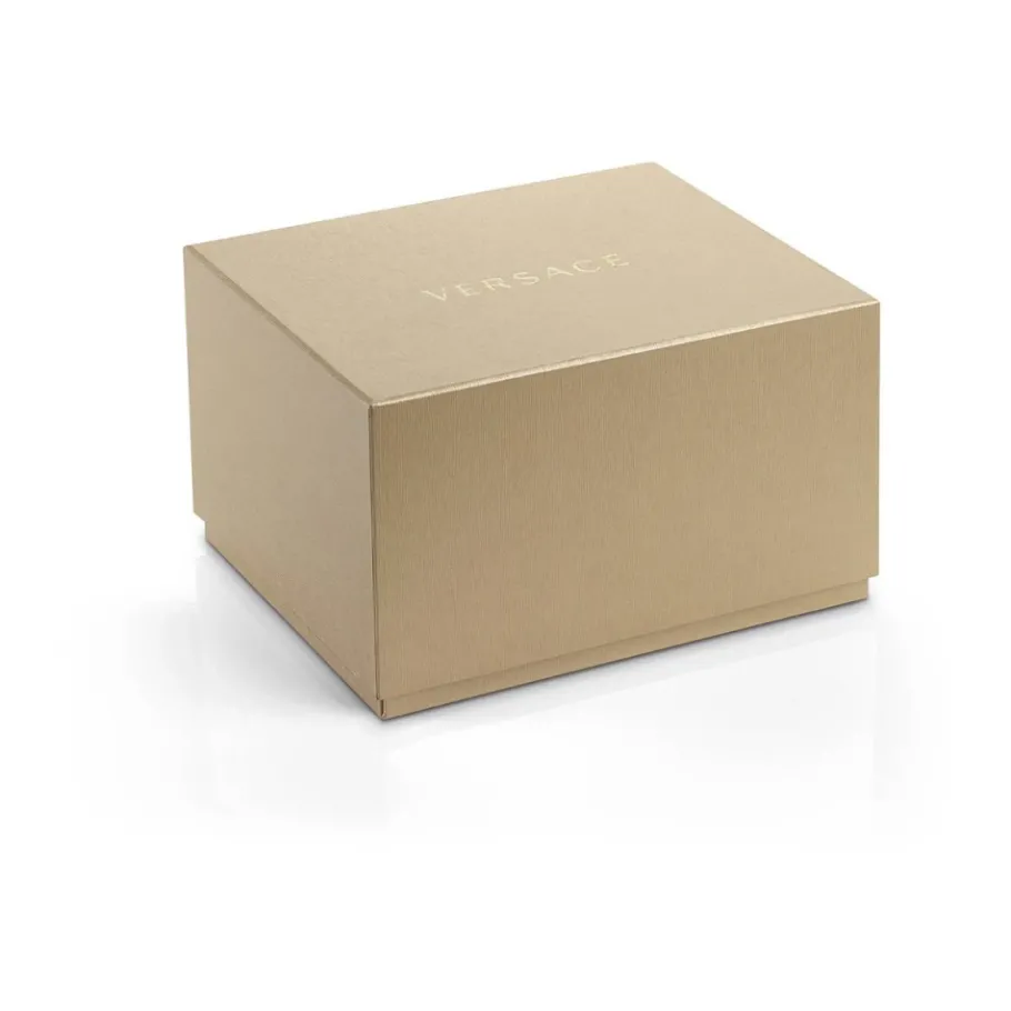 Versace Klassieke Icoon Goud Blauw Horloge-Heren Horloges