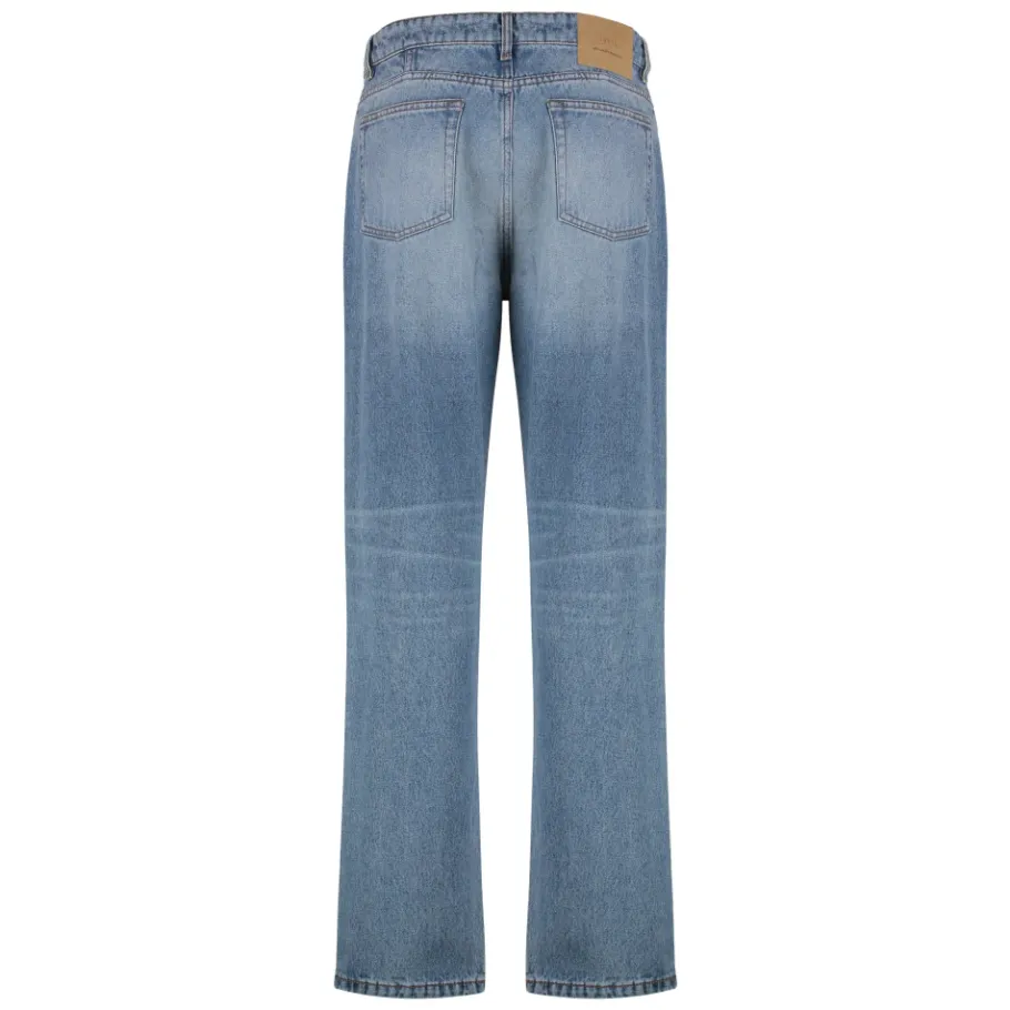 Ami Paris Klassieke Katoenen Jeans met Rechte Pijpen-Heren Jeans