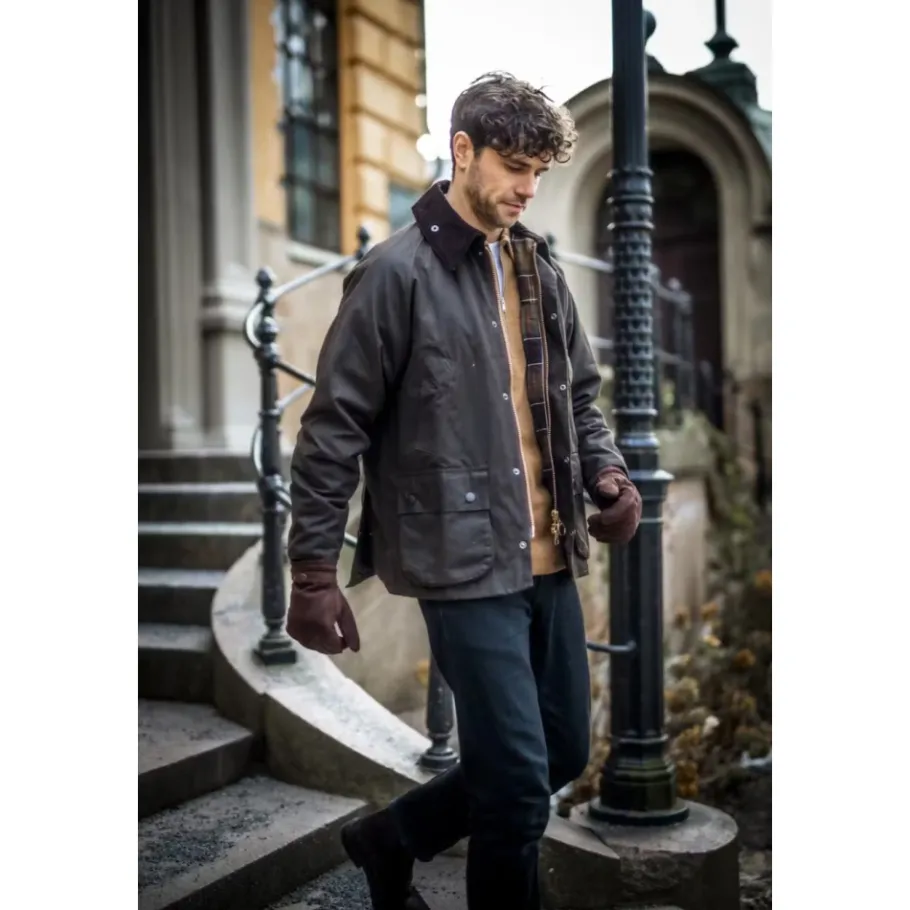 Hestra Klassieke Lederen Handschoenen met Primaloft Vulling-Heren Handschoenen