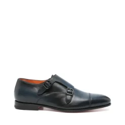 Santoni Klassieke Leren Monnik Schoenen-Heren Nette Schoenen