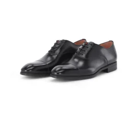 Santoni Klassieke leren veterschoenen-Heren Instappers & Slip Ons|Nette Schoenen
