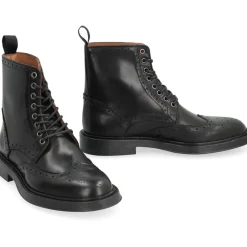 Bruno Magli Klassieke Leren Veterschoenen-Heren Laarzen