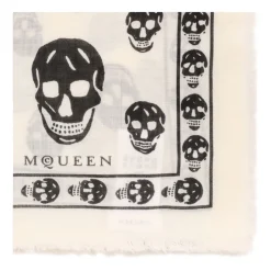Alexander McQueen Klassieke Skull Sjaal-Heren Sjaals