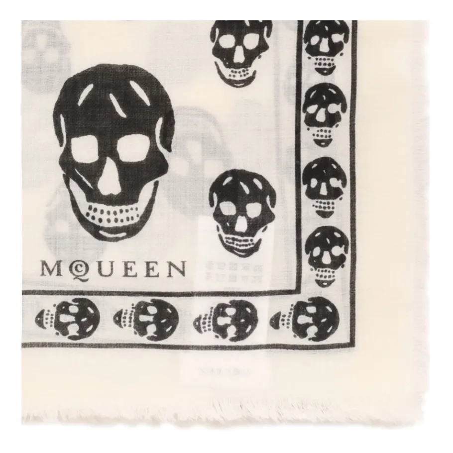Alexander McQueen Klassieke Skull Sjaal-Heren Sjaals