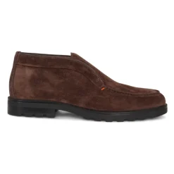 Santoni Klassieke Suede Chukka Boot-Heren Laarzen