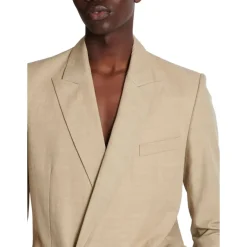 Balmain 1-knoopsjas van soepel canvas-Heren Jassen