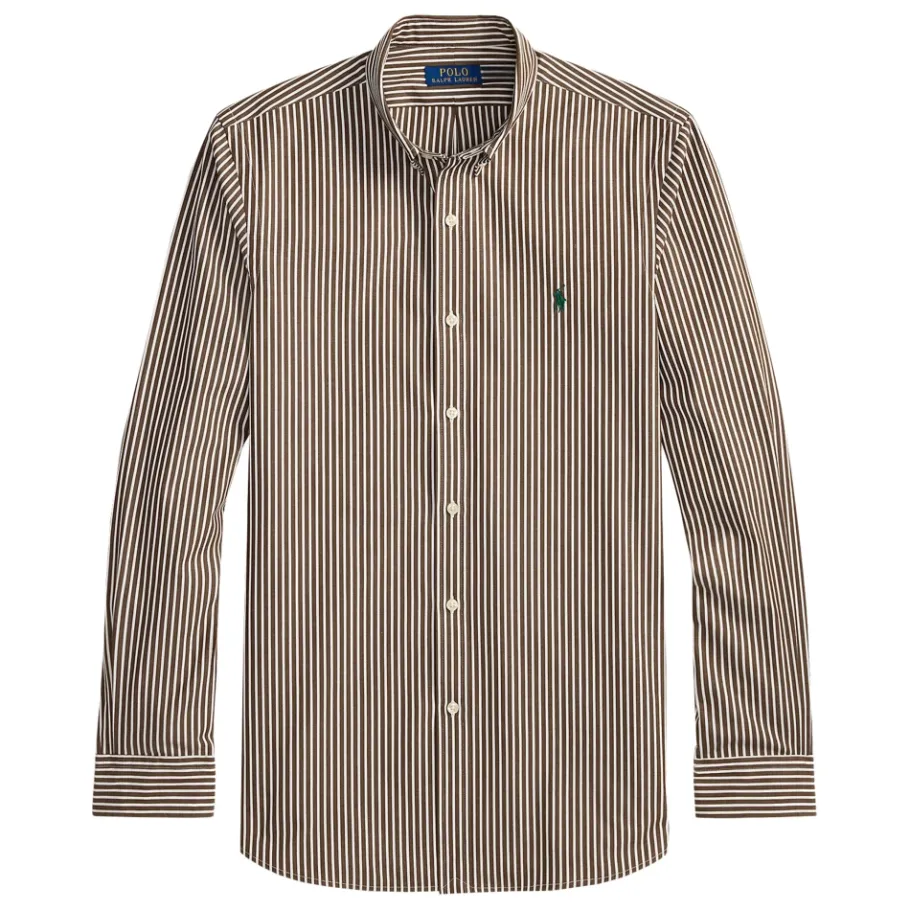 Polo Ralph Lauren Koper Latte Pullover Sweater-Heren Overhemden