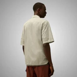 C.P. Company Kortemouw Overhemdjasje Grijs-Heren Overhemden