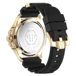 Philipp Plein $KULL Titan Gold Watch-Heren Horloges