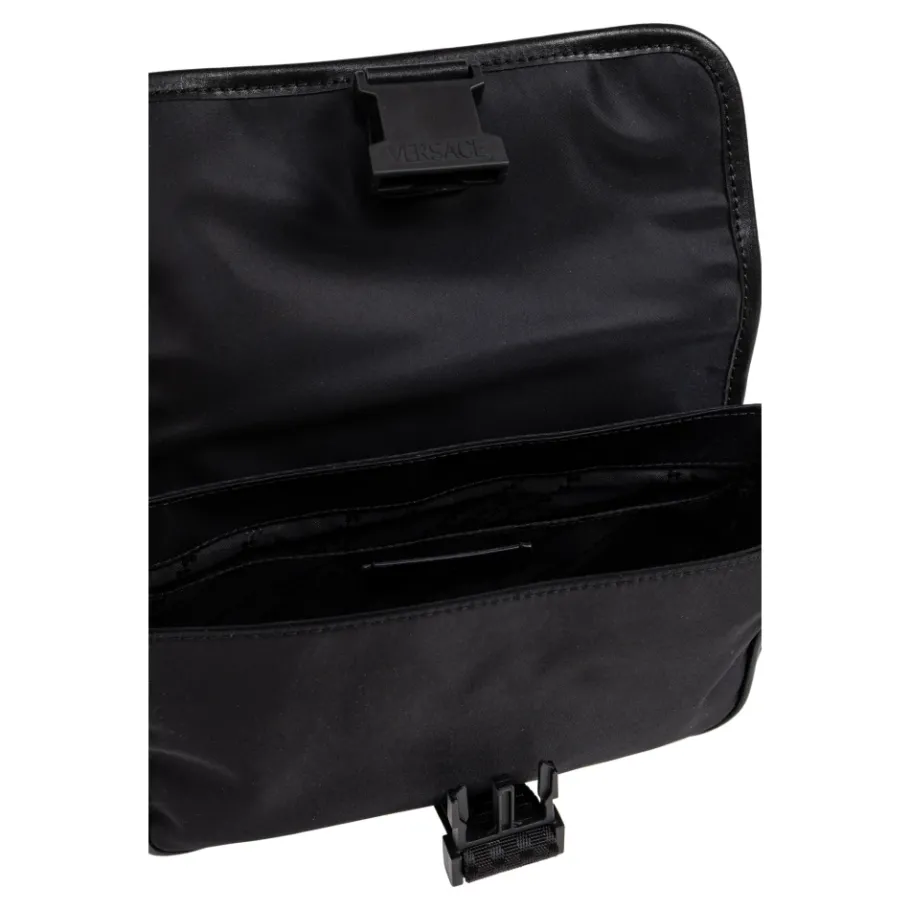 Versace La Medusa Nylon Mini Messenger Bag-Heren Tassen