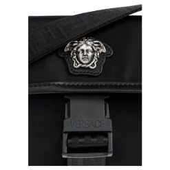 Versace La Medusa Nylon Mini Messenger Bag-Heren Tassen