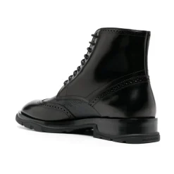 Alexander McQueen Lace-up Boots-Heren Laarzen