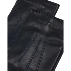 Armani Lamsleren Wolgevoerde Handschoenen-Heren Handschoenen
