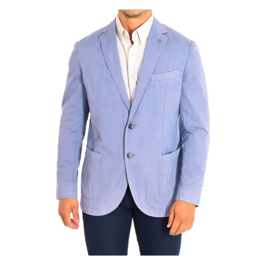 La Martina Lange Mouw Formele Blazer-Heren Kostuums