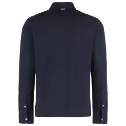 Zegna Lange Mouw Katoenen Polo Shirt-Heren Shirts