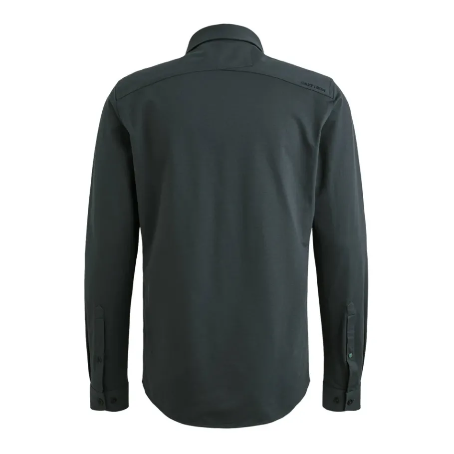 Cast Iron Lange Mouw Twill Jersey Shirt-Heren Overhemden