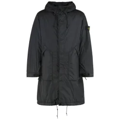 Stone Island Lange parka met capuchon van nylon-Heren Jassen