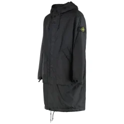 Stone Island Lange parka met capuchon van nylon-Heren Jassen