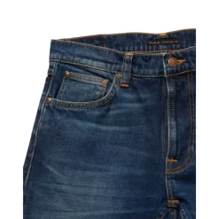 Nudie Jeans Lean Dean Troubled Sea Denim Jeans-Heren Jeans