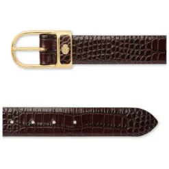 Billionaire Leather Belt Crocco-Heren Riemen