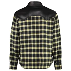 Versace Leather Shirt-Heren Jassen