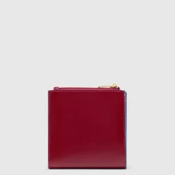Piquadro Leather women's cardholder with zipped money pocket and RFID protection-Heren Portefeuilles