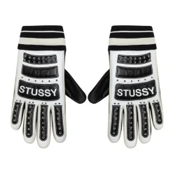 Stüssy Lederen Fietshandschoenen-Heren Handschoenen