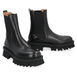 Ferragamo Leren Chelsea Boots-Heren Laarzen