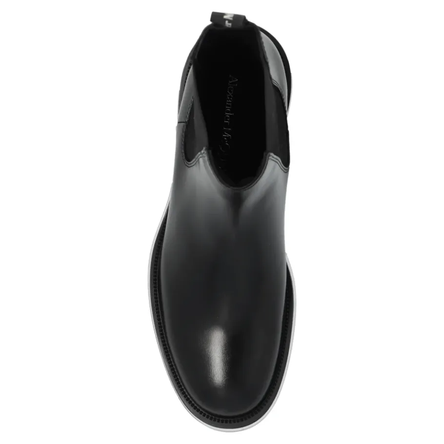 Alexander McQueen Leren Chelsea-laarzen-Heren Laarzen