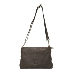 Campomaggi Leren Crossbody Tas met Ritszakken-Heren Tassen