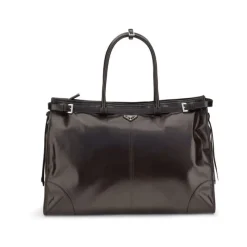 Prada Leren Duffle Tas met Gespen-Heren Tassen
