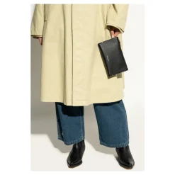 Maison Margiela Leren etui met logo-Heren Portefeuilles