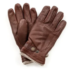 Hestra Leren Fleece Gevoerde Handschoenen-Heren Handschoenen